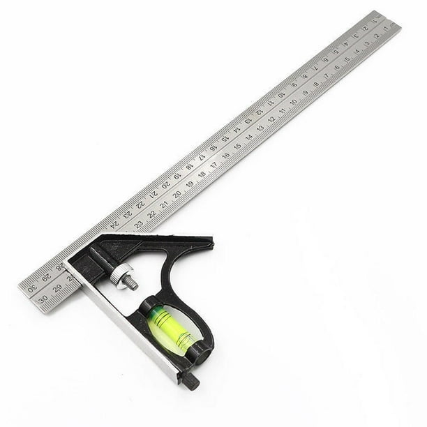 Combination Ruler 2Pcs Combination Ruler Multifunctional Stainless Steel Precise Measuring Equipment Combination Ruler 2Pcs Combination Ruler Multifunctional Stainless Steel Precise Measuring Equipment